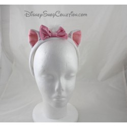 Marie DISNEYLAND PARIS Les Aristochats diadema de gato blanco rosa