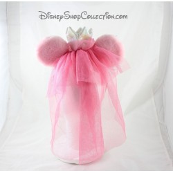 Pink Minnie DISNEYLAND PARIS ears headband Crown and veil bride