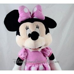 Plush Minnie DISNEY NICOTOY classic pink dress polka dot 45 cm