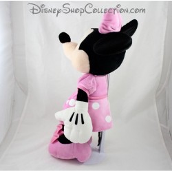 Plush Minnie DISNEY NICOTOY classic pink dress polka dot 45 cm