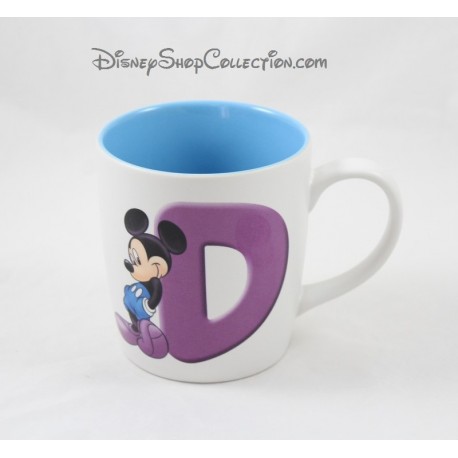 Becher Mickey DISNEYLAND PARIS Buchstaben D Keramik Tasse ABC