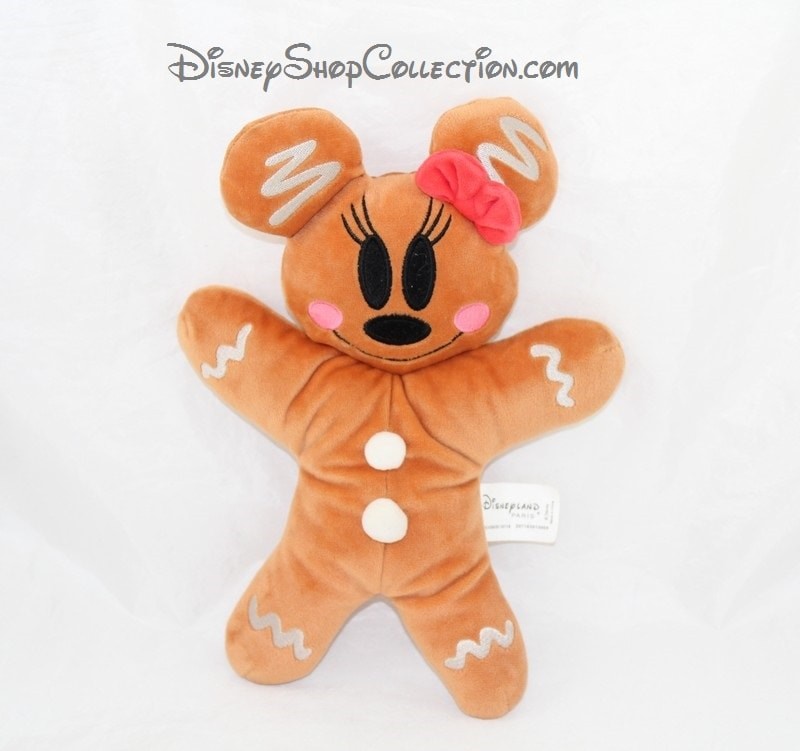 gingerbread mickey and minnie plush