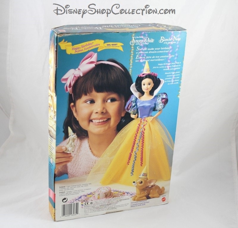Poupee Blanche Neige Disney Mattel Joyeux Anniversaire Disneyshop