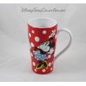 Becher rote Erbse Top DISNEY STORE Minnie Minnie Jahrgang weiß