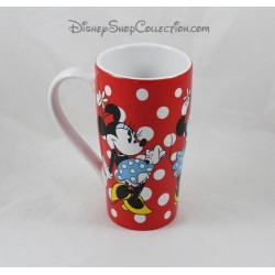 Becher rote Erbse Top DISNEY STORE Minnie Minnie Jahrgang weiß