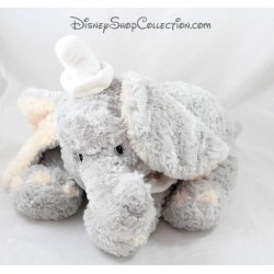 Plüsch Elefant Dumbo-DISNEY STORE baby-grau Beige White-Collar 35 cm