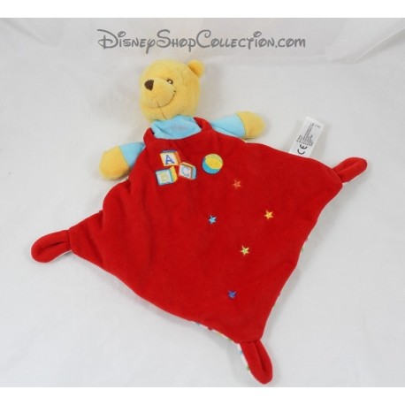 Doudou plato rojo Winnie the Pooh dados de diamante de bola NICOTOY Abc estrellas de Disney