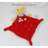 Doudou plat Winnie l'ourson NICOTOY rouge cubes Abc ballon étoiles losange Disney