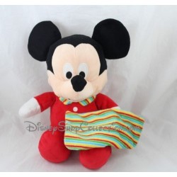 Pijamas 33 cm a rayas de felpa pañuelo rojo Mickey DISNEY NICOTOY