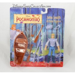 Figuras de acción vintage de canoa de John Smith DISNEY Pocahontas de MATTEL