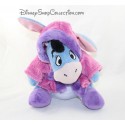 Traje de vestido morado de Eeyore DISNEY NICOTOY peluche rosa 23 cm