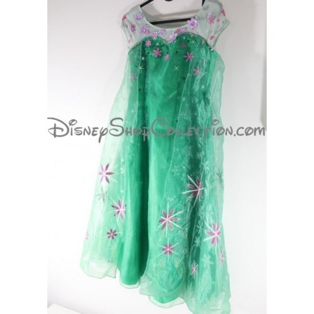 Déguisement Elsa La reine des neiges Une fête givrée Disney Rubies taille  3-4 ans robe vert fleurs - Déguisements/Taille 0 à 3 ans - La Boutique  Disney