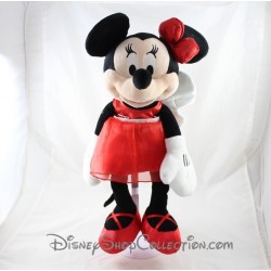 Peluche Minnie DISNEY STORE tenue rouge papillon ailes 2012 40 cm