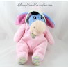 Peluche asino eyore DISNEY NICOTOY pigiama rosa zampe a righe 30 cm