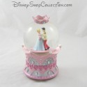 SnowGlobe musical DISNEY Cenerentola corona rosa palla di neve 19 cm