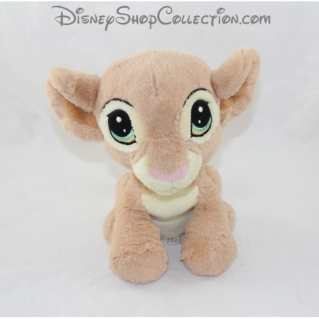 La Leona de peluche NALA DISNEYLAND PARIS el Rey León cabeza grande Disney 21 cm