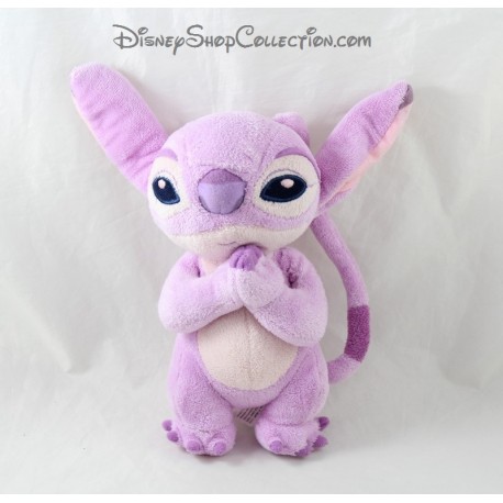 Peluche Angel Lilo y Stitch violeta se unió a las manos de Disney DISNEYLAND