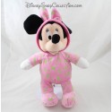 Plush Minnie DISNEY NICOTOY pyjama pink phosphorescent Moon luminescent 35 cm