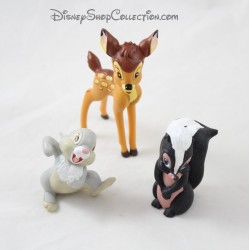 Pack von 3 Figuren Bambi DISNEY Bambi Blume und Pan-Pan