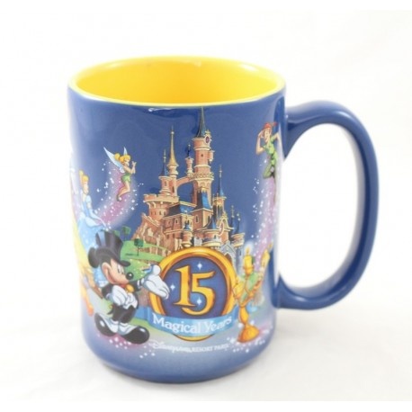 Embossed mug DISNEYLAND PARIS 15th anniversary magical years-D...