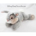 Peluche Pan Pan lapin DISNEY STORE allongé poils longs gris 32 cm