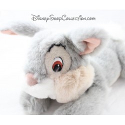 Peluche Pan Pan lapin DISNEY STORE allongé poils longs gris 32 cm