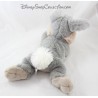 Peluche Pan Pan lapin DISNEY STORE allongé poils longs gris 32 cm