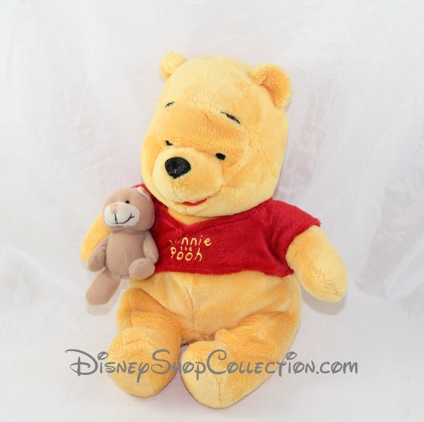 Peluche Winnie L Ourson Nicotoy Disney Doudou Ours Marron Cm D