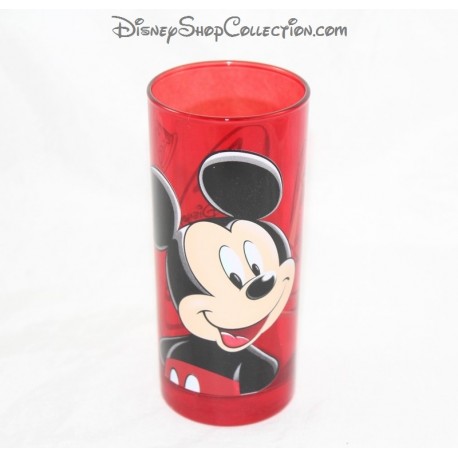 Top Glas Mickey DISNEYLAND PARIS rot Disney 14 cm