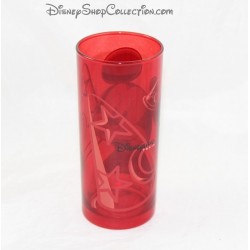 Top Glas Mickey DISNEYLAND PARIS rot Disney 14 cm