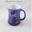 Mickey DISNEYLAND PARIS taza de alivio azul 3D taza de cerámica Disney 11 cm