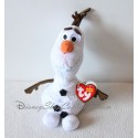 Peluche sonore Olaf DISNEY TY La Reine des Neiges bonhomme de neige 20 cm