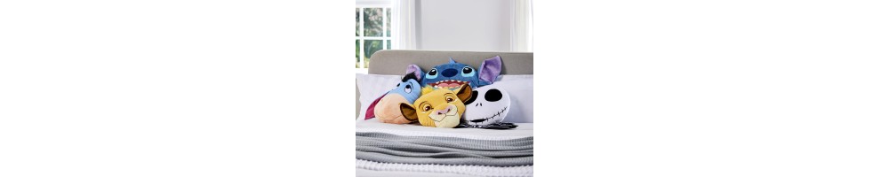 Coussins Disney - décoration produits dérivés